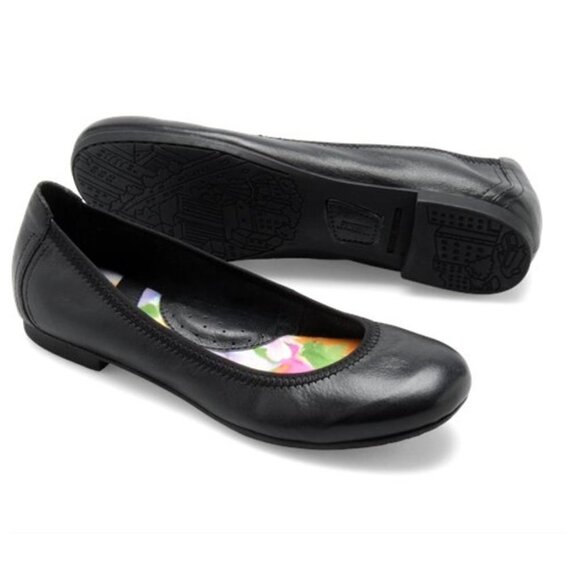 Born black leather ballet flat Julianne 6.5M - Picture 1 of 15